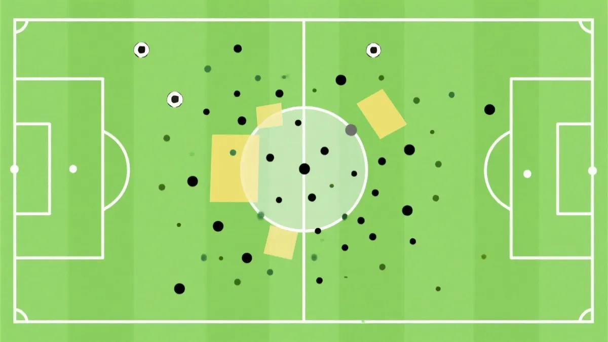 2026世界杯决赛射门分布示意图：禁区高价值区域与远射对比